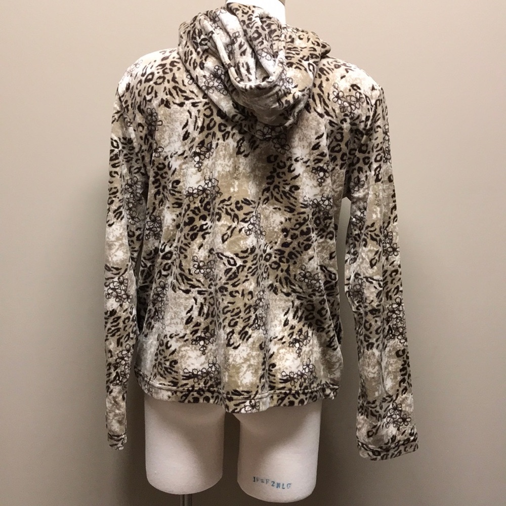 KIM ROGERS VELOUR HOODIE - Picture 3 of 6